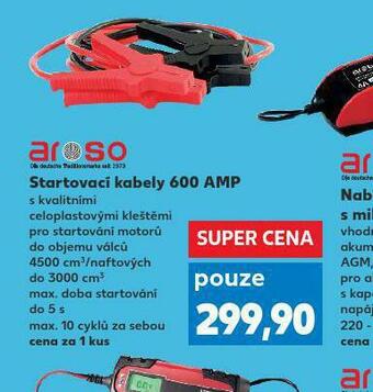 Kaufland Startovací kabely 600 amp nabídka
