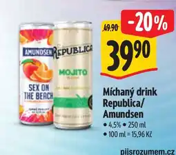 Albert Míchaný drink Republica/ Amundsen nabídka