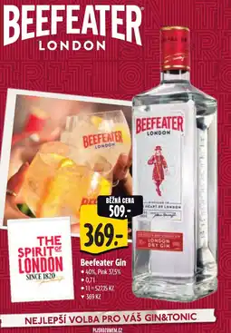 Albert Beefeater Gin nabídka