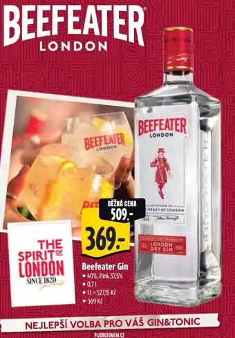 Albert Beefeater Gin nabídka