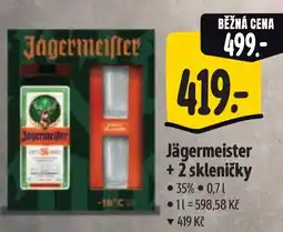 Albert Jägermeister + 2 skleničky nabídka