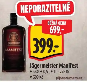 Albert Jägermeister Manifest nabídka