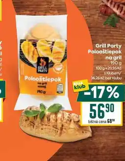 Billa Grill Party Polooštiepok na gril nabídka