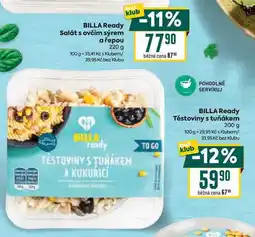 Billa BILLA Ready Těstoviny s tuňákem nabídka
