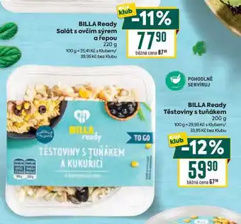 Billa BILLA Ready Těstoviny s tuňákem nabídka
