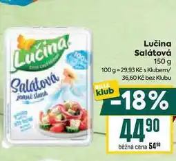 Billa Lučina Salátová nabídka