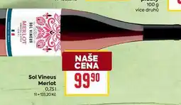 Billa Sol Vineus Merlot nabídka