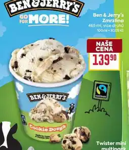 Billa Ben & Jerry's Zmrzlina nabídka