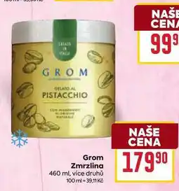 Billa Grom Zmrzlina nabídka