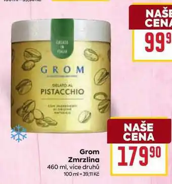 Billa Grom Zmrzlina nabídka