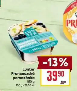 Billa Lunter Francouzská pomazánka nabídka