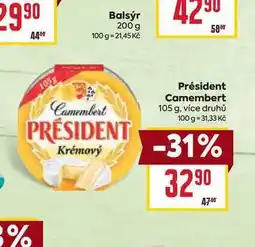 Billa Président Camembert nabídka