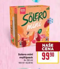 Billa Solero mini multipack nabídka