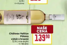 Billa Château Valtice Pálava výběr z hroznů nabídka