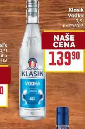 Billa Klasik Vodka nabídka