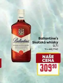 Billa Ballantine's Skotská whisky nabídka
