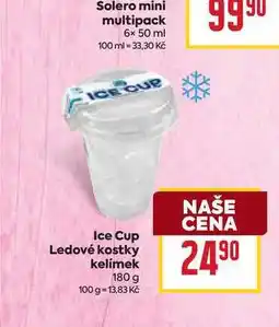 Billa Ice Cup Ledové kostky kelímek nabídka
