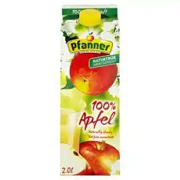 Billa Pfanner džus 100% 2l, vybrané druhy nabídka