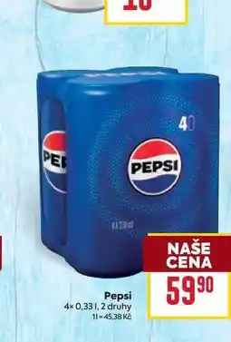Billa Pepsi nabídka