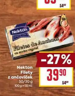 Billa Nekton Filety z ančoviček 50/30 g nabídka
