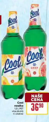 Billa Cool nealko 1,5 1, PET nabídka