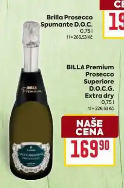 Billa BILLA Premium Prosecco Superiore D.O.C.G. Extra dry nabídka