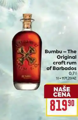 Billa Bumbu - The Original craft rum of Barbados nabídka