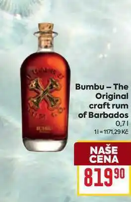 Billa Bumbu - The Original craft rum of Barbados nabídka