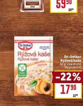 Billa Dr. Oetker Rýžová kaše nabídka