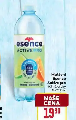 Billa Mattoni Esence Active pro nabídka
