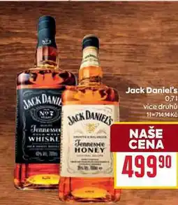 Billa Jack Daniel's nabídka