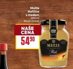 Billa Maille Hořčice s medem nabídka