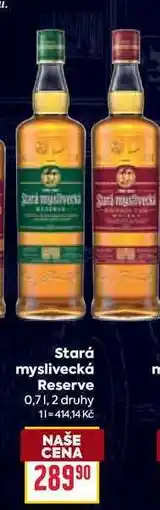 Billa Stará myslivecká Reserve nabídka