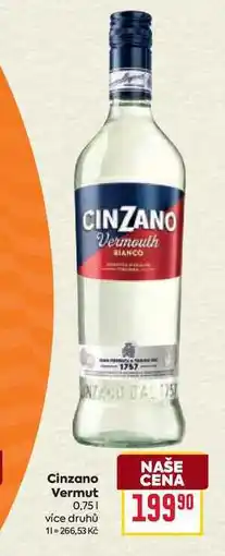 Billa Cinzano Vermut nabídka