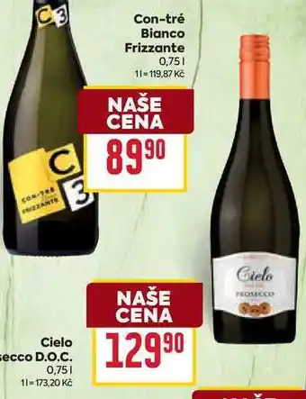 Billa Cielo Prosecco D.O.C nabídka