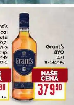 Billa Grant's 8YO nabídka