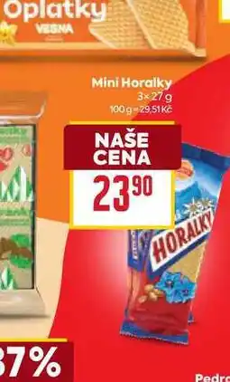 Billa Mini Horalky nabídka