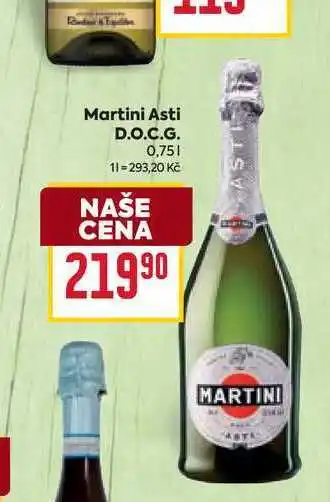 Billa Martini Asti D.O.C.G nabídka