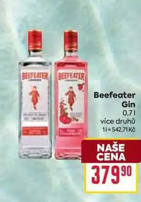 Billa Beefeater Gin nabídka