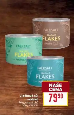 Billa Vločková sůl mořská nabídka