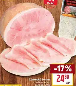 Billa Zámecká šunka z pultu lahůdek cena za nabídka