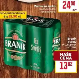 Billa Braník světlý 6x 0,51, plech nabídka