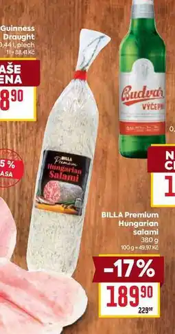Billa BILLA Premium Hungarian salami nabídka