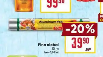 Billa Fino alobal 10 m nabídka