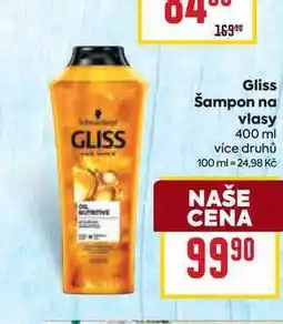 Billa Gliss Šampon na vlasy nabídka
