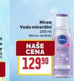 Billa Nivea Voda micerální nabídka