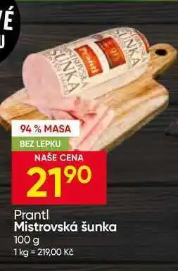 Hruška Prantl Mistrovská šunka nabídka