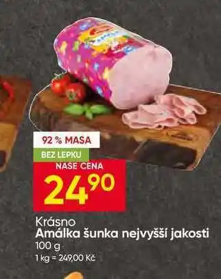 Hruška Krásno Amálka šunka nejvyšší jakosti nabídka