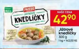 Hruška Pajero Játrové knedlíčky nabídka