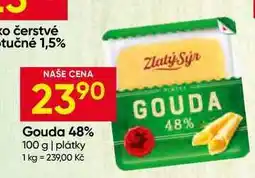 Hruška Zlatý sýr Gouda 48% 100 g plátky nabídka